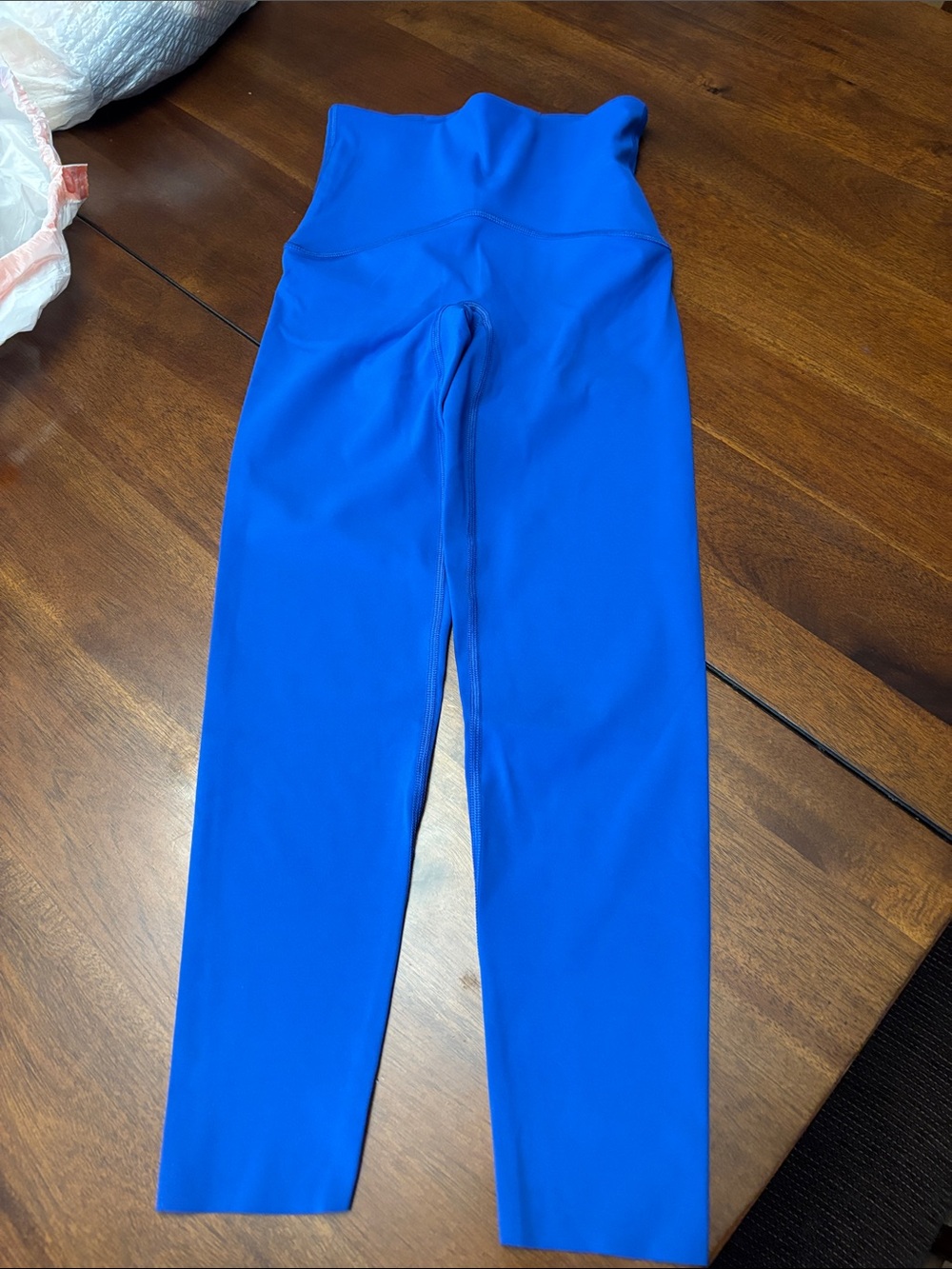 SPANX High-Waist Performance Leggings in Bright Blue